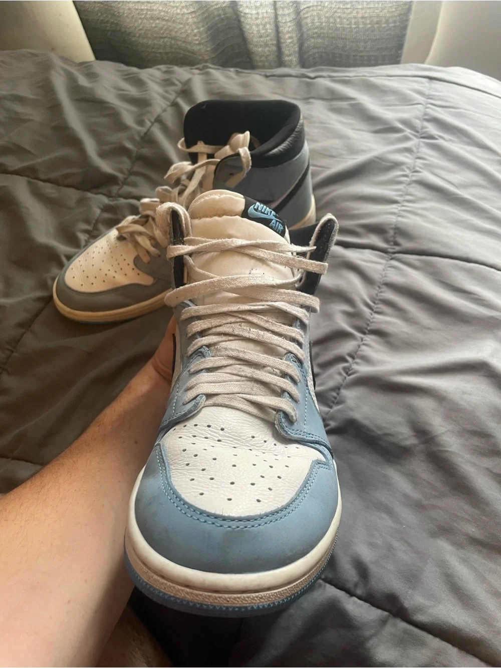 Jordan Men’s High-Top Sneakers - University blue